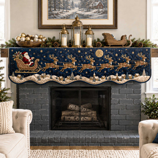 Festive Magic Quilted Mantle Scarf SN0TD141