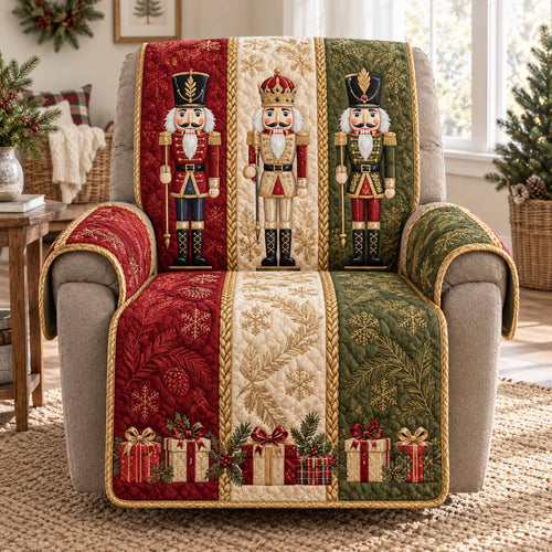 Festive Nutcracker Quilted Sofa Cover SN0TD1207
