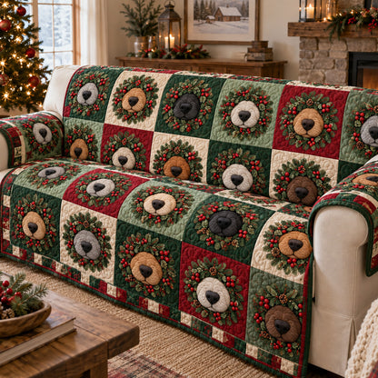 Festive Pet Garden Quilted Sofa Cover SN0TV394