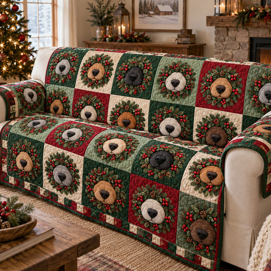 Festive Pet Garden Quilted Sofa Cover SN0TV394