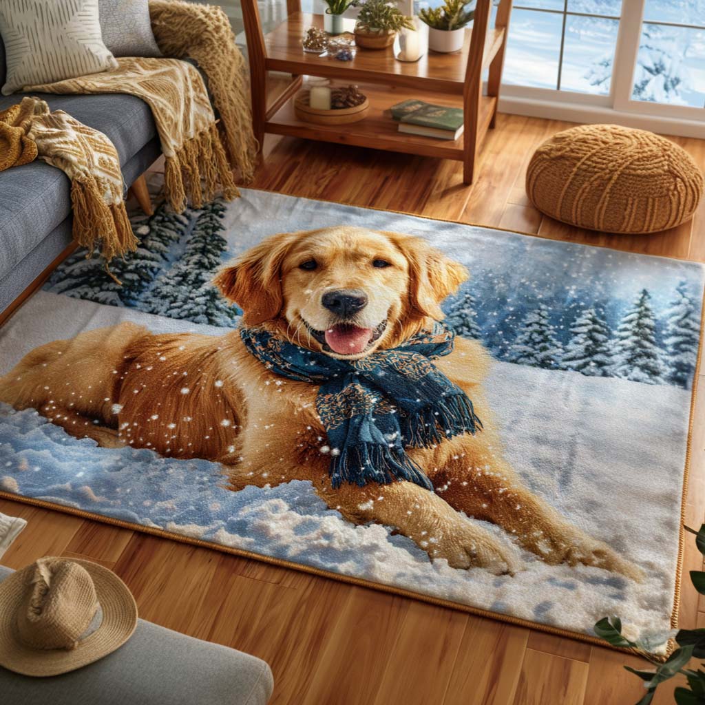 Festive Pup Area Rug NCU0NT10098