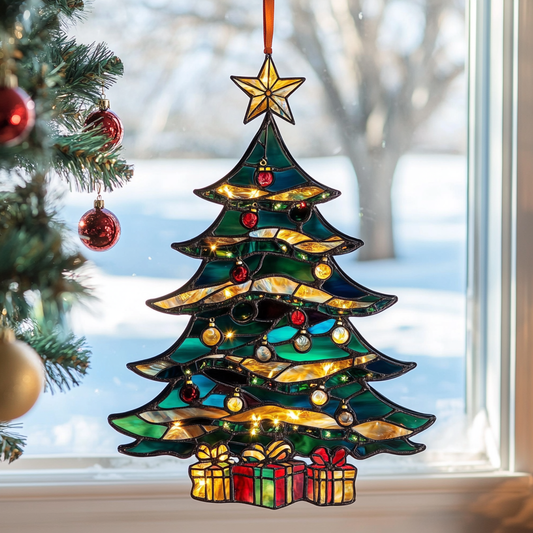 Festive Snowflake Radiance - Window Hanging Suncatcher NCU0PD123