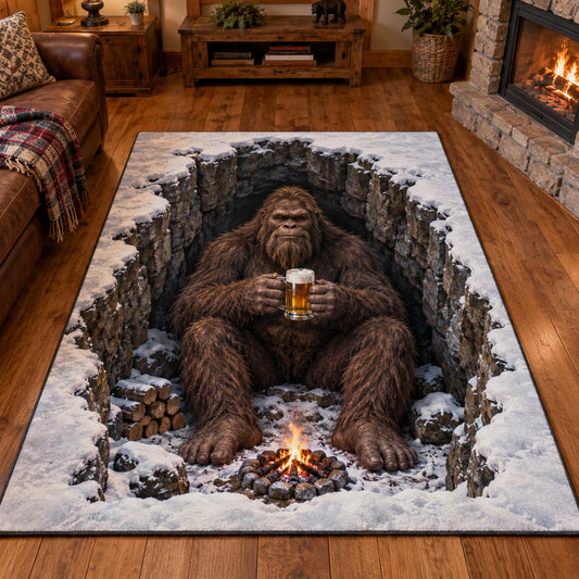 Fireside Bigfoot Den Area Rug SN0TV613