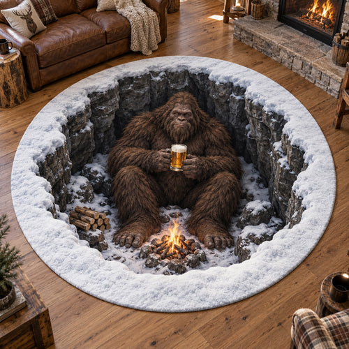 Fireside Bigfoot Round Carpet SN0TV622