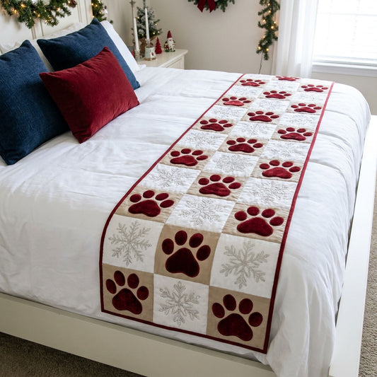 Fireside Paw Comfort Quilted Bed Runner SN0PT363