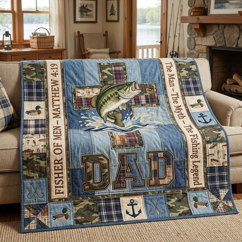 Fisher Dad Faith Quilted Blanket SN0DV063