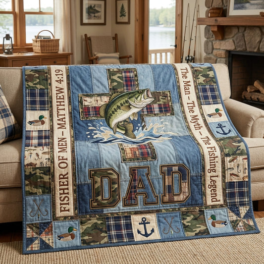 Fisher Dad Faith Quilted Blanket SN0DV063