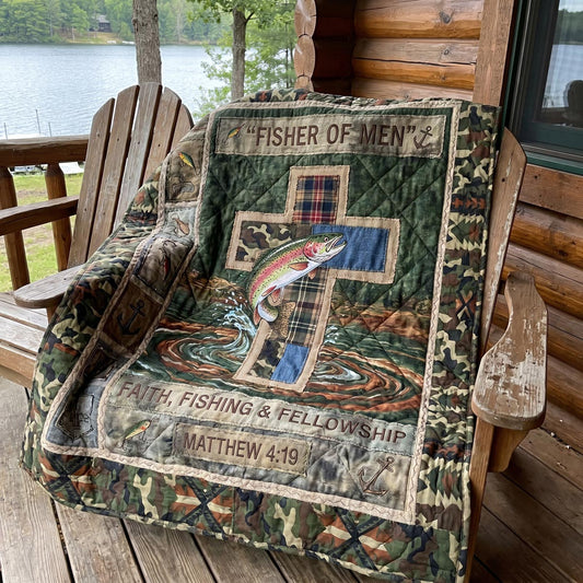 Fisher Of Men Quilted Blanket SN0DV027
