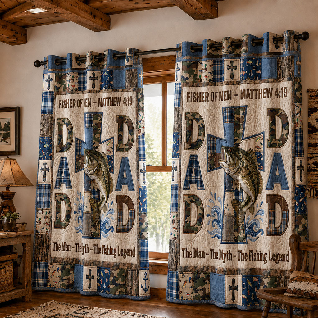Fisher of Men Legacy Quilted Curtains SN0PT115