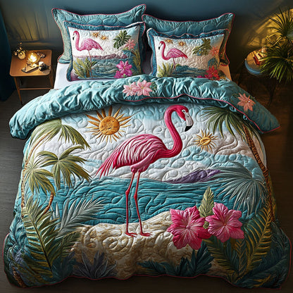 Flamingo Oasis Duvet Cover Set NCU0PTT305