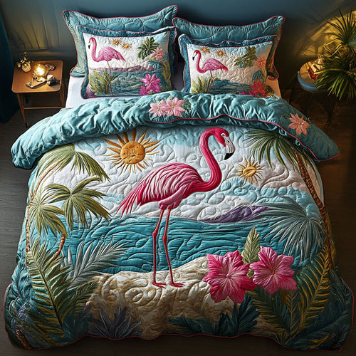 Flamingo Oasis Duvet Cover Set NCU0PTT305