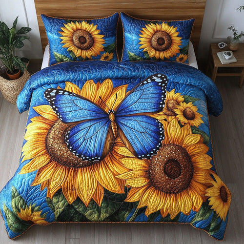 Flight of Fantasy 3-Piece Quilted Bedding Set NCU0DK2545
