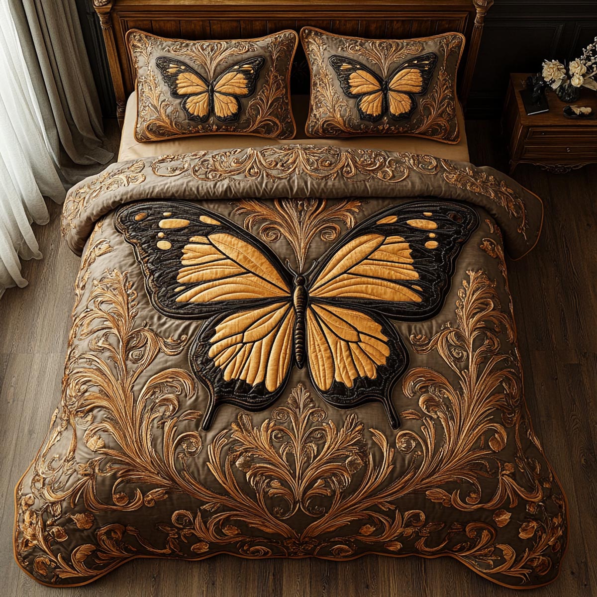 Flight of the Monarch Duvet Cover Set NCU0DV263