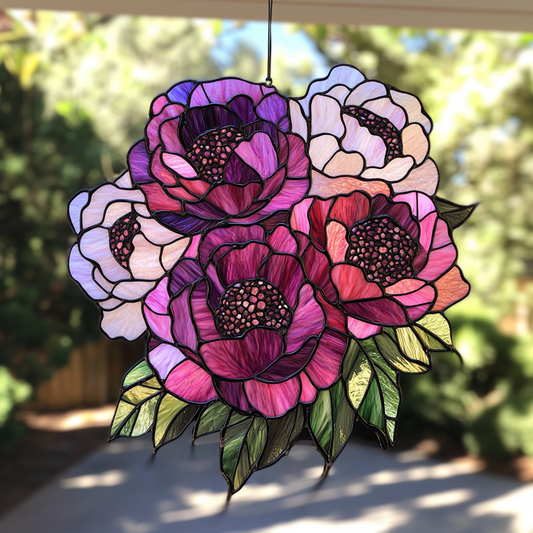 Floral Brilliance - Window Hanging Suncatcher NCU0VL034