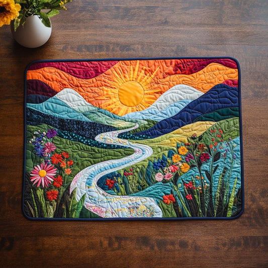 Floral Dawn Quilted Place Mat NCU0DDK818