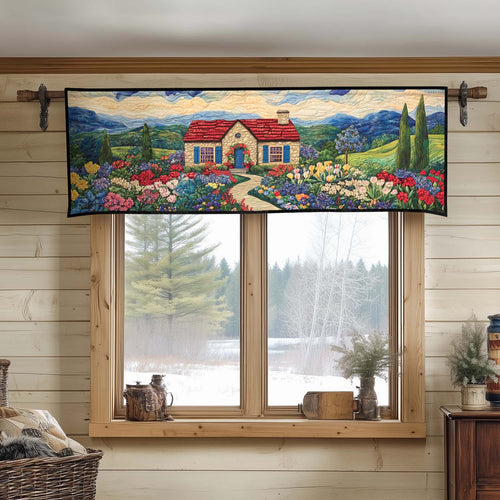 Floral Escape Quilted Valance NCU0DK3982