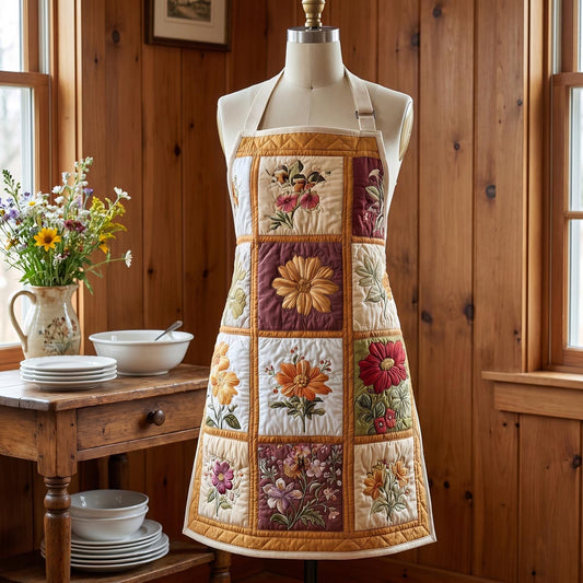 Floral Harmony Quilted Apron SN0DV098