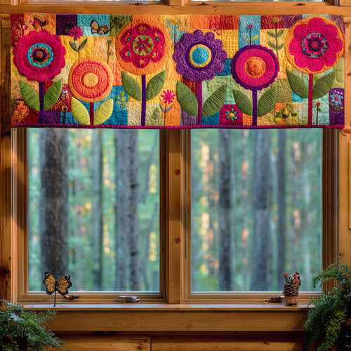 Floral Life Quilted Valance NCU0DV769