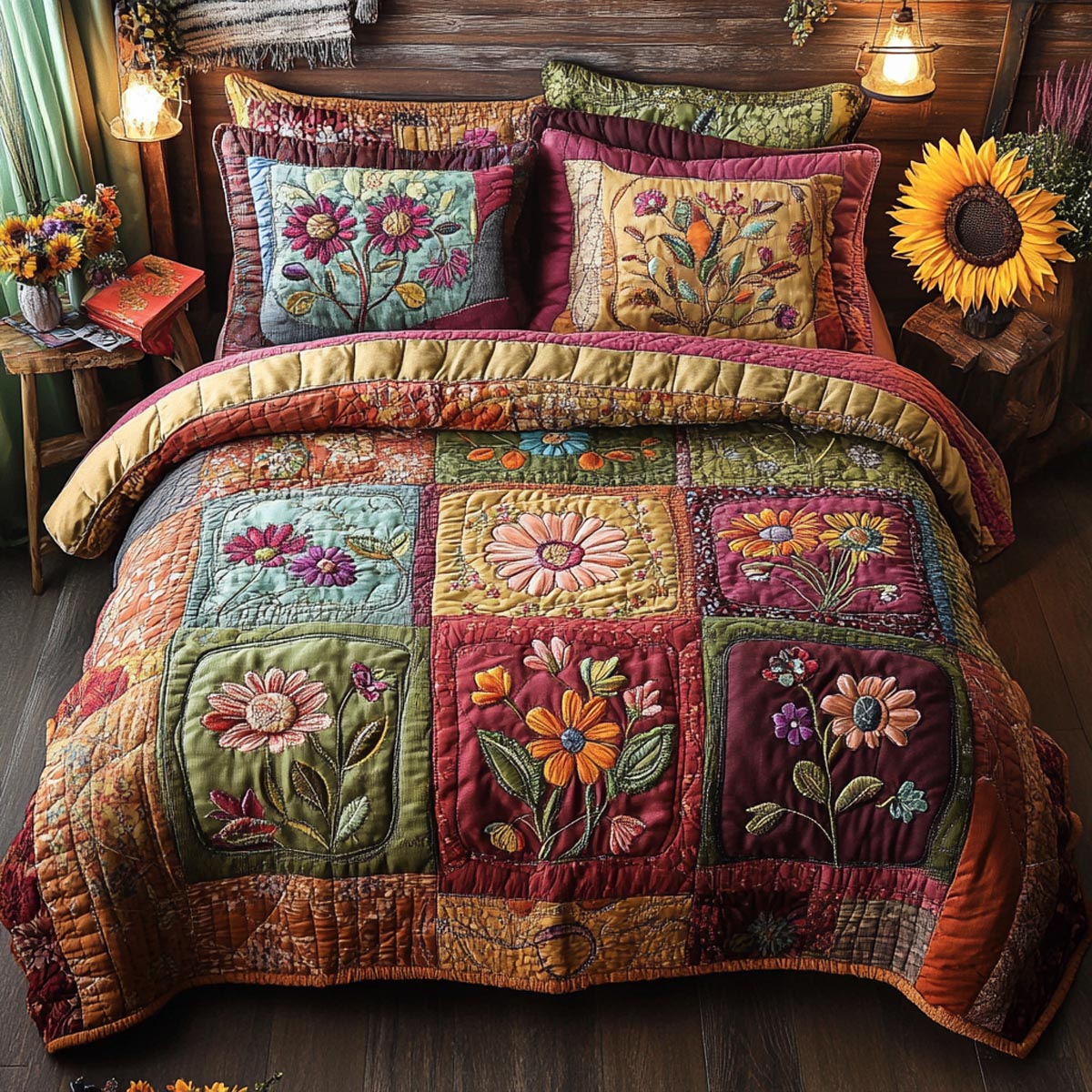 Flower Garden Duvet Cover Set NCU0PVL179