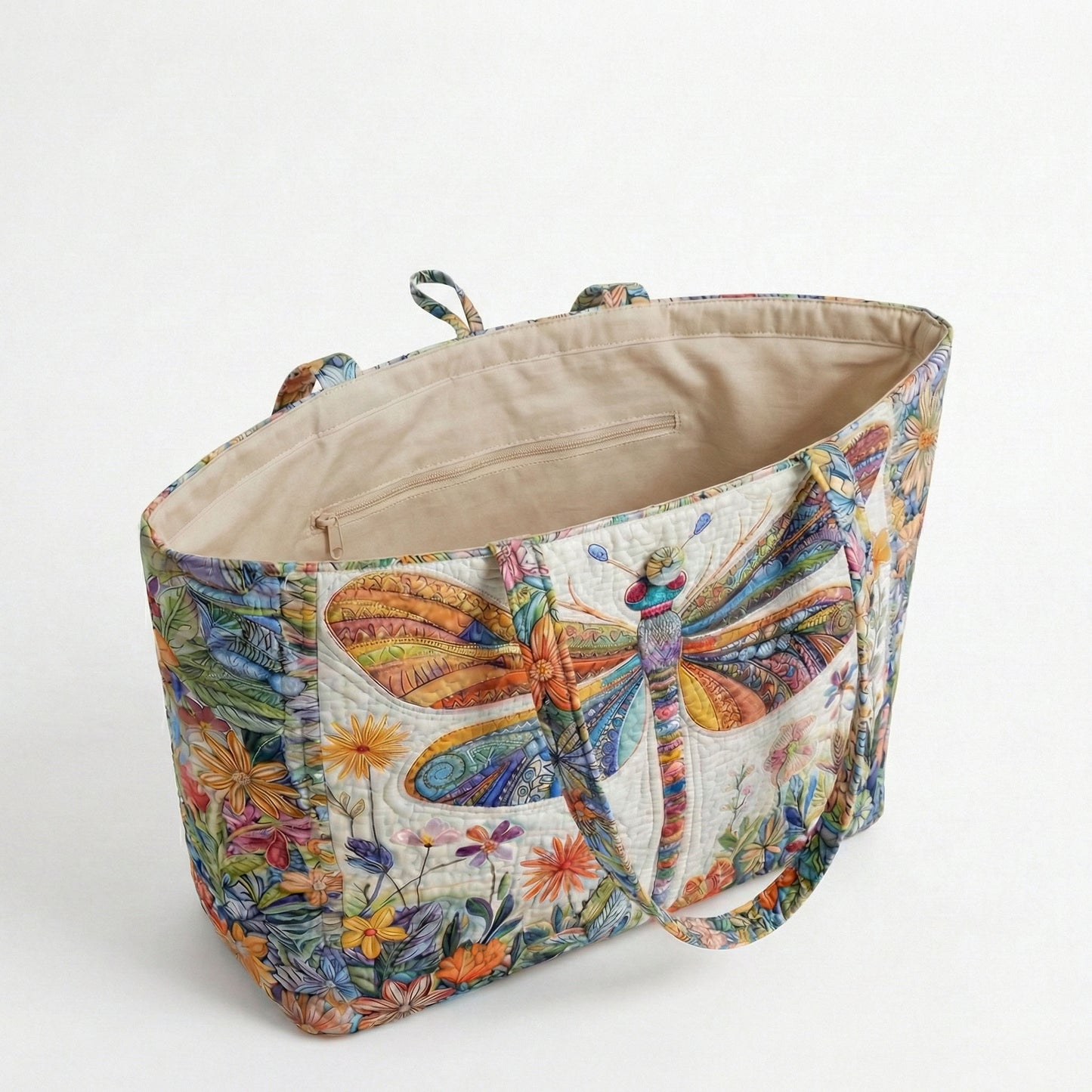 Flutter Stitch Quilted Classic Tote Bag SN0DK017