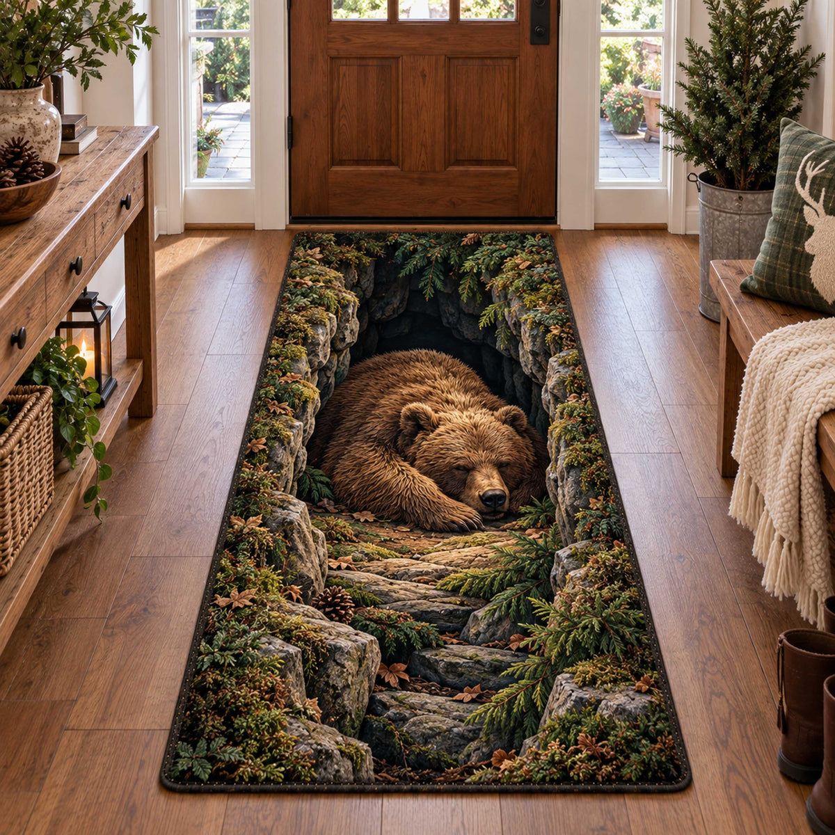 Forest Bear Runner Carpet SN0TD597