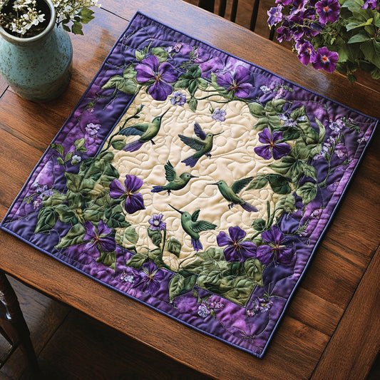 Forest Flutter Quilted Table Topper NCU0PTT719