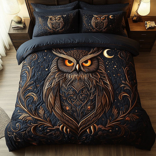 Forest Guardian 3-Piece Quilted Bedding Set NCU0DK3462