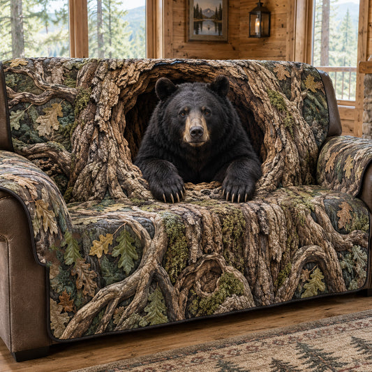 Forest Guardian Quilted Sofa Cover SN0TV713