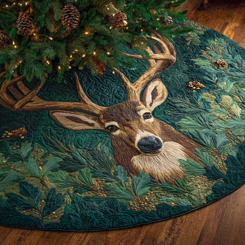 Forest Guardian Quilted Tree Skirt NCU0NXD1007