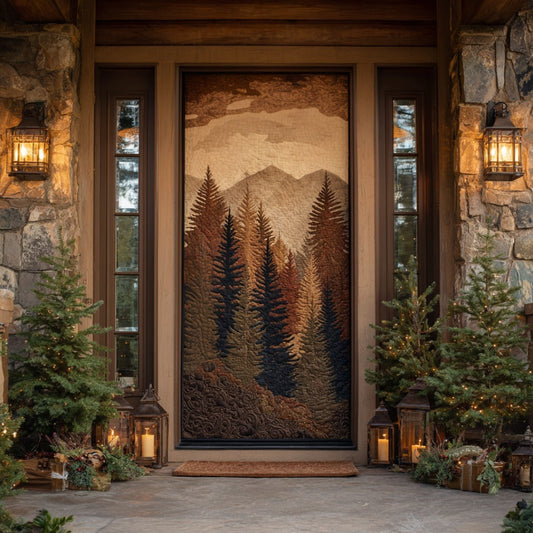 Forest Haven Quilted Door Cover NCU0DV8769