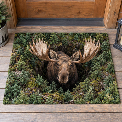 Forest Moose Doormat SN0TV682