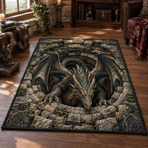 Forgotten Keep Dragon Area Rug SN0DV739