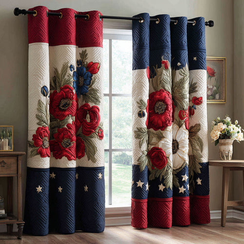Founders Garden Quilted Curtains NCU0TN245