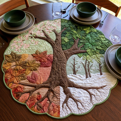 Four Seasons Custom Shape Quilted Table Topper NCU0LV281