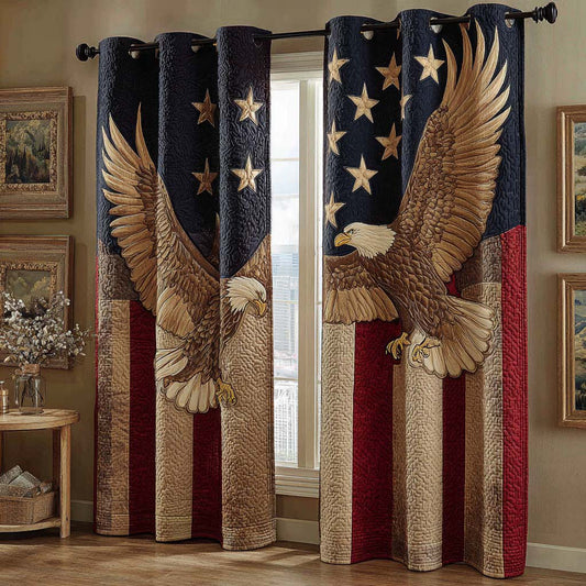 Freedom Flight Spirit Quilted Curtains NCU0QQ309