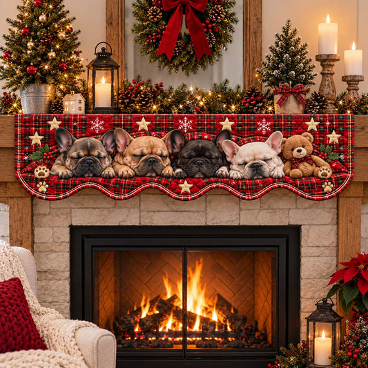 Frenchie Slumber Line Quilted Mantel Scarf SN0HH0548