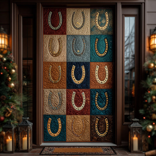 Front Porch Luck Quilted Door Cover NCU0LDH026
