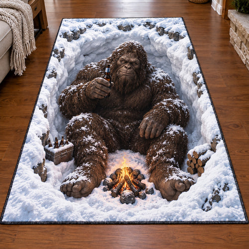 Frosted Bigfoot Camp Area Rug SN0TV615
