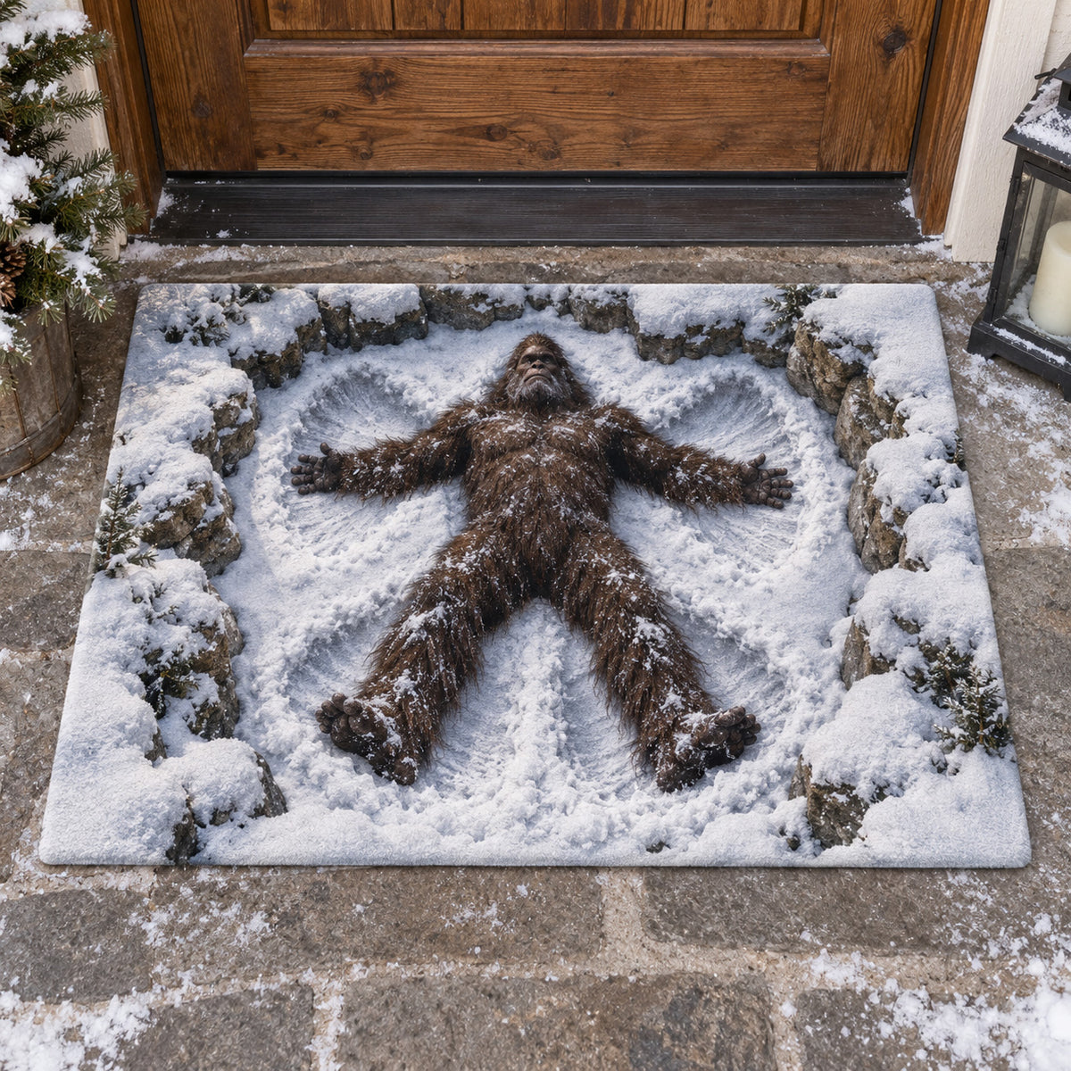 Frosted Bigfoot Doormat SN0TV640
