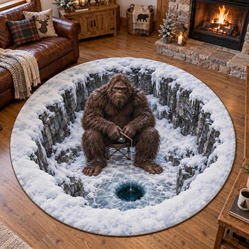 Frosted Bigfoot Round Carpet SN0TV620