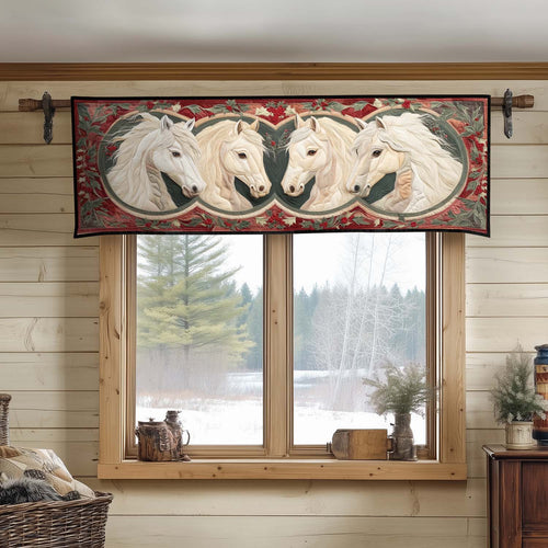 Frosted Companions Quilted Valance NCU0NXD645