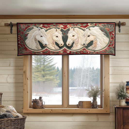 Frosted Companions Quilted Valance NCU0NXD645