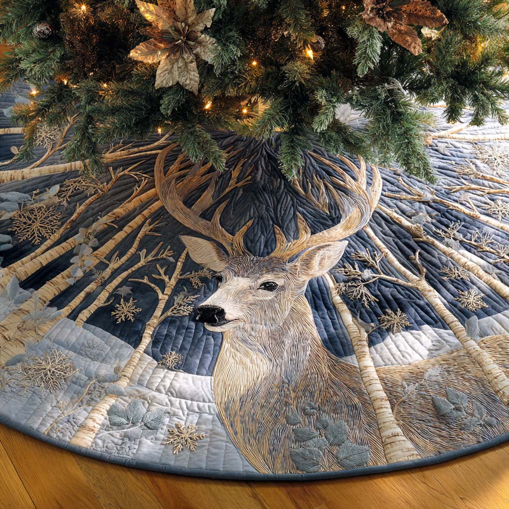 Frosted Majesty Quilted Tree Skirt NCU0NXD1003