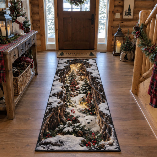 Frosty Forest Lane Runner Carpet SN0PT1136