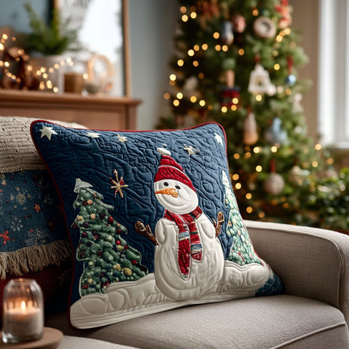 Frosty Friends Quilted Pillow Case NCU0TV795