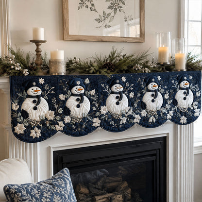 Frosty Hearthside Quilted Mantle Scarf SN0PT647