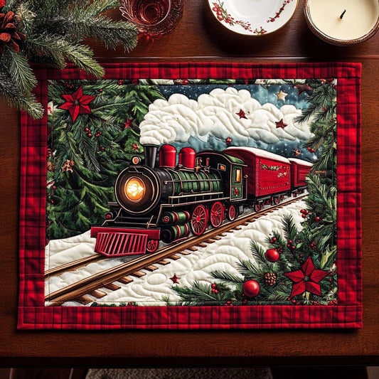 Frosty Tracks Quilted Place Mat NCU0VH827