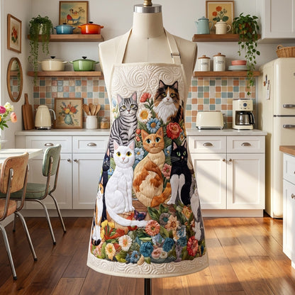 Garden Cat Tales Quilted Apron SN0PT149