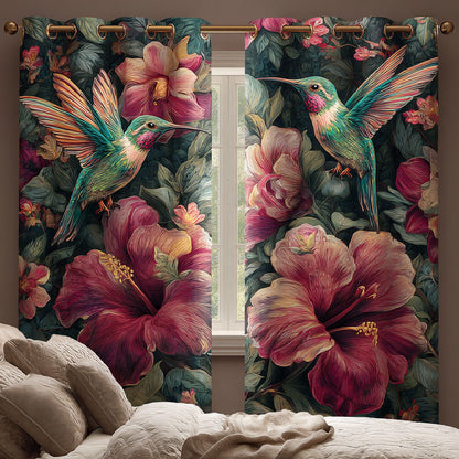 Garden Flight Quilted Curtains NCU0DH764