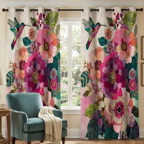 Garden Harmony Quilted Curtains NCU0TN275
